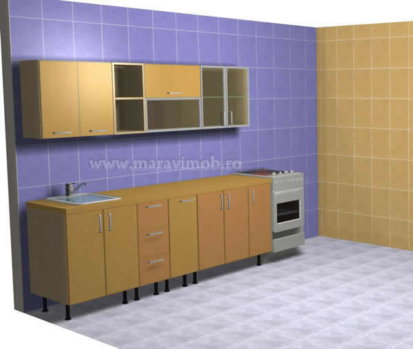 bucatarie cami schita 3D